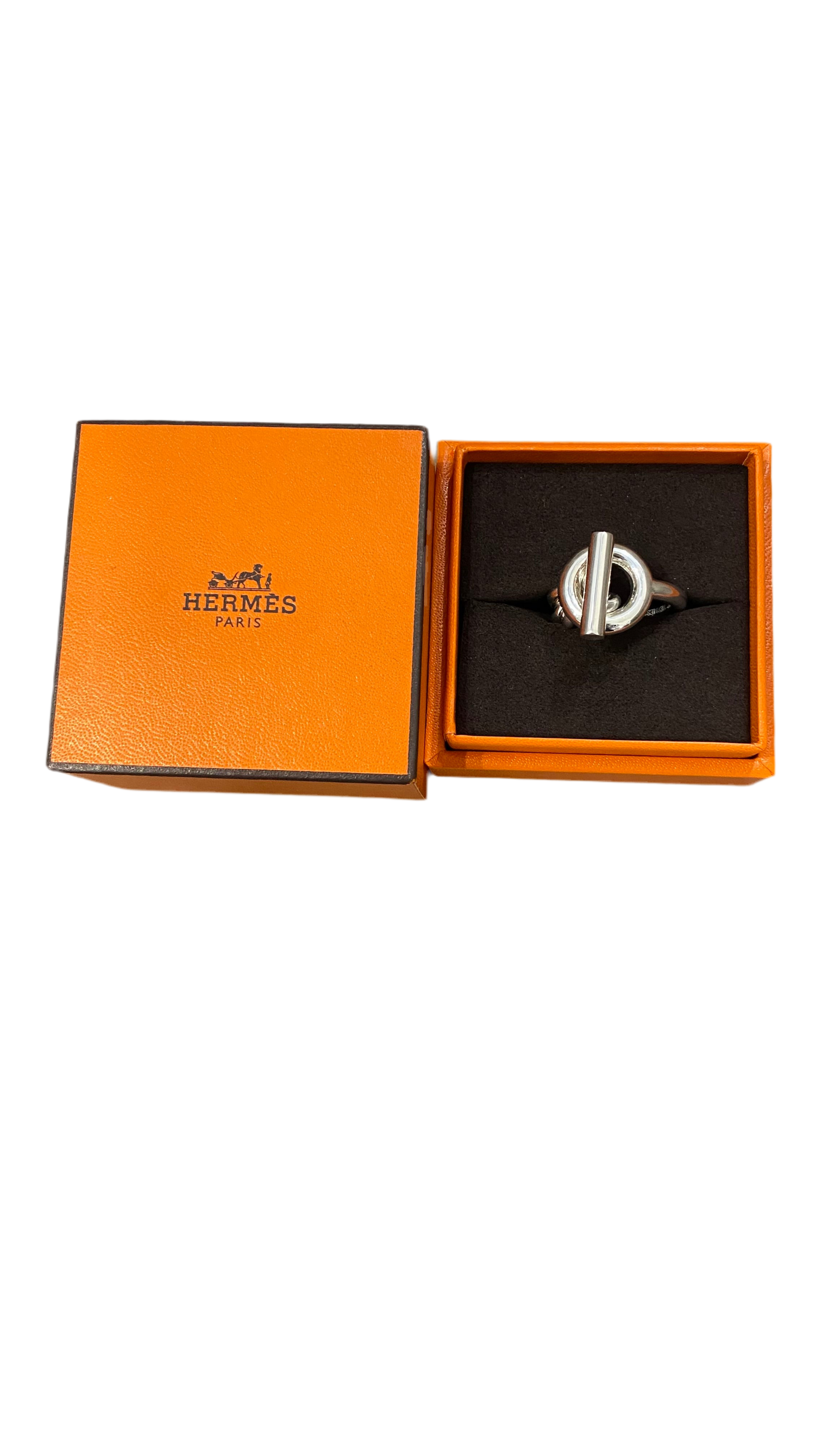 【エレガント】HERMES Anello Croisette, modello grande Croisette ring, large model | Hermès USA