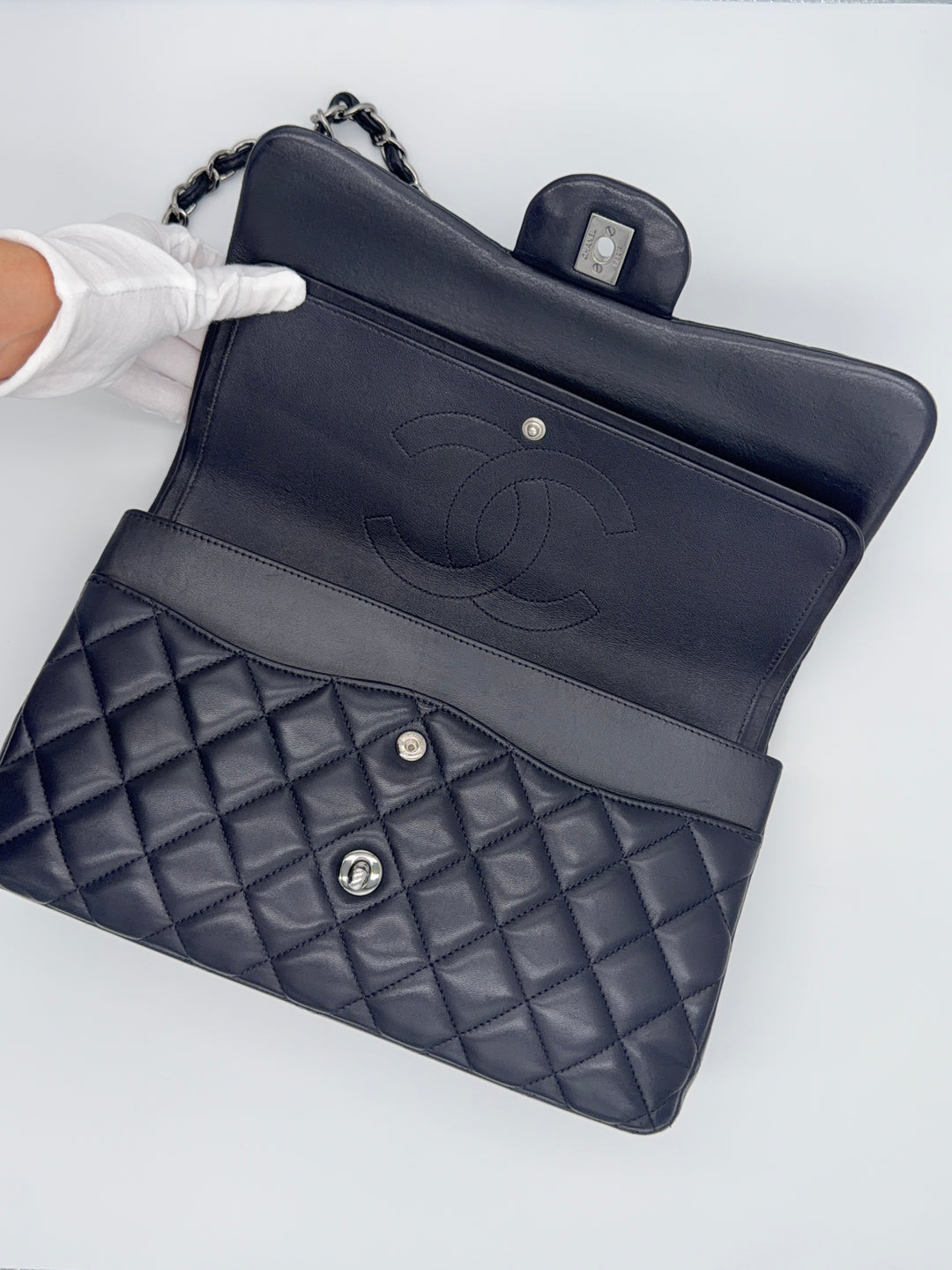 Chanel Jumbo Blu