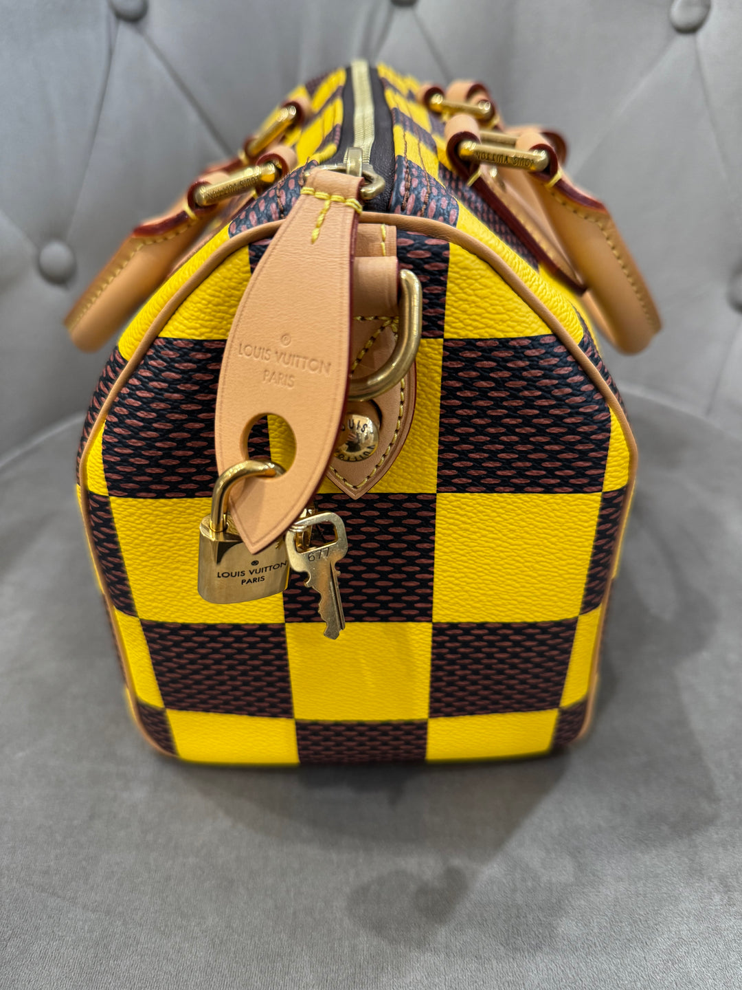 Louis Vuitton Speedy Bandoulière 25 in tela Damier Pop
