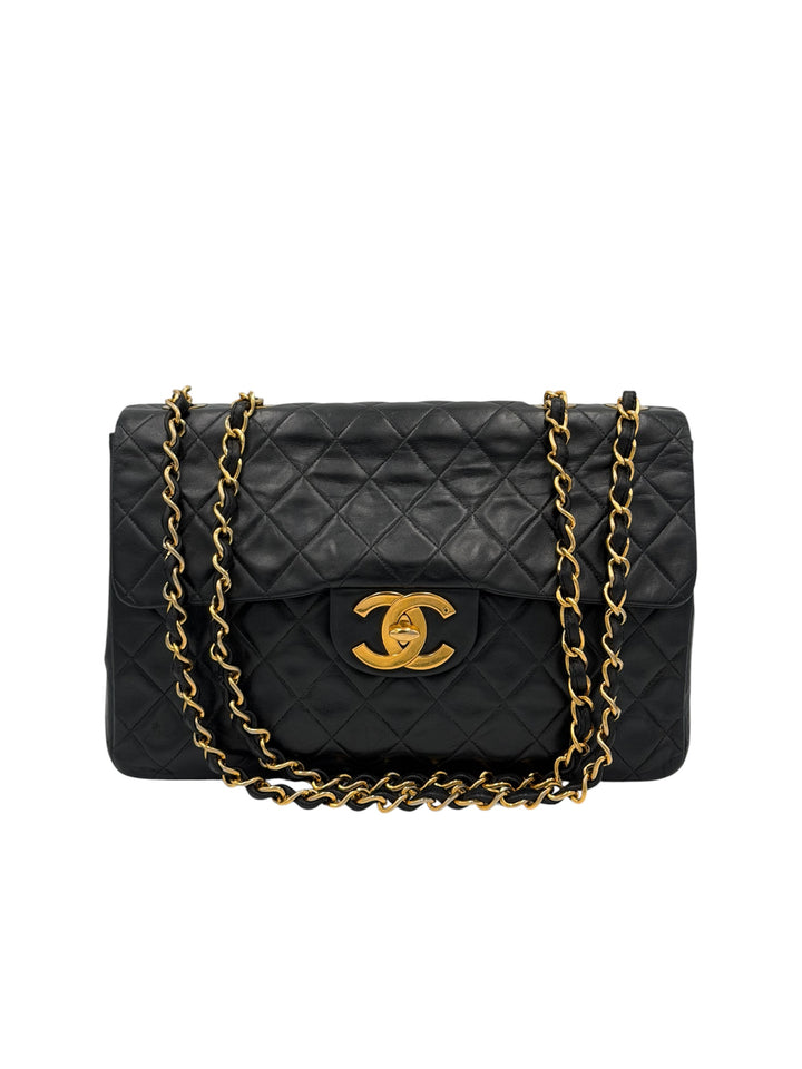 Chanel Maxi Jumbo Big Logo Vintage