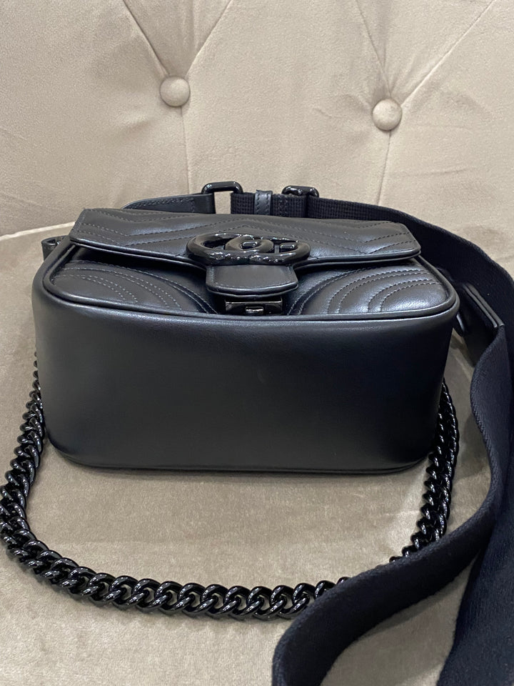 Borsa a spalla trapuntata GG Marmont