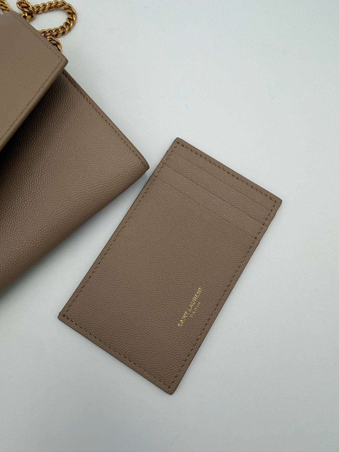 Saint Laurent Uptown Pochette con catena