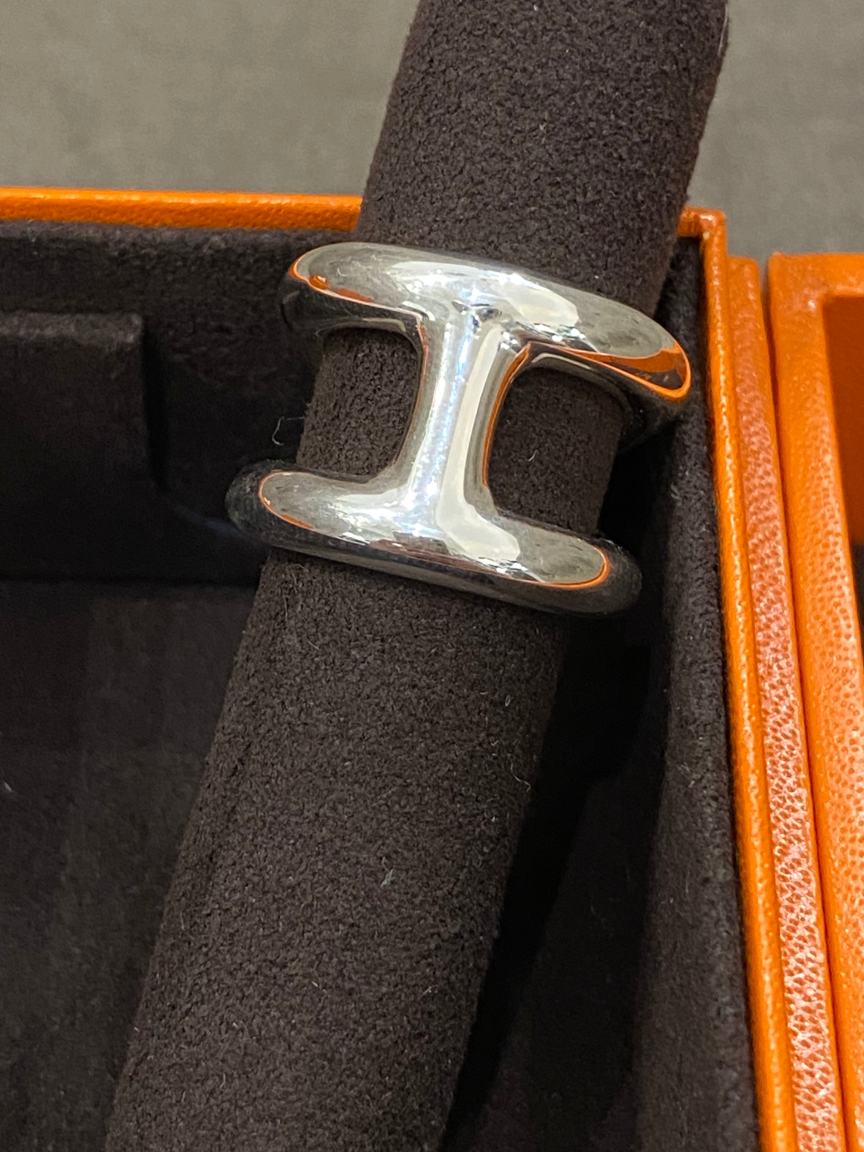 Anello Hermes Osmose, modello grande – Luxury Vintage Brescia