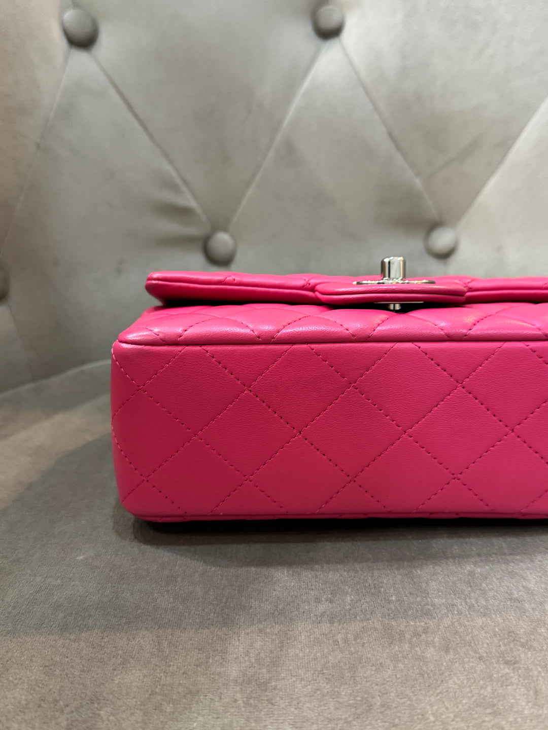 Chanel mini Rectangolare fucsia