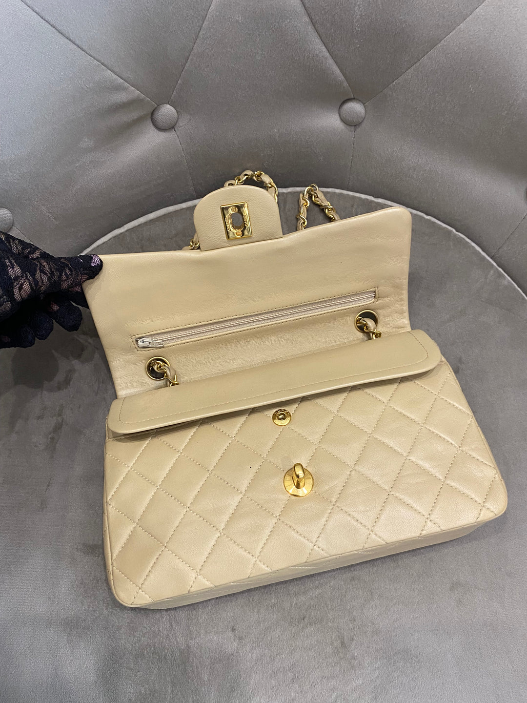 Chanel small beige vintage