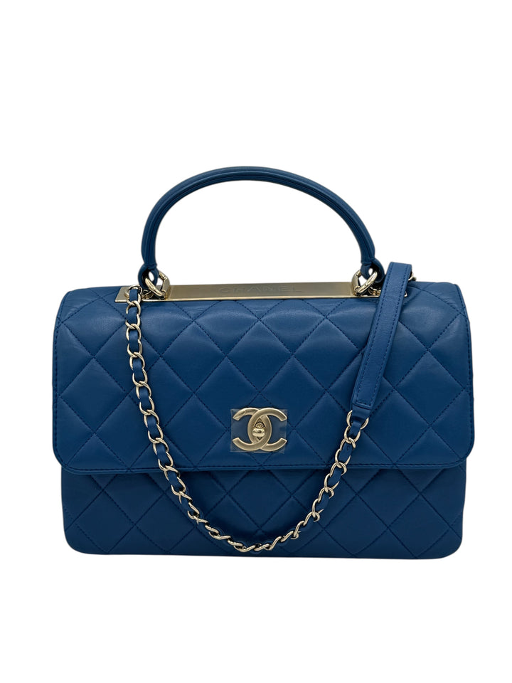 Chanel Trendy CC Top Handle Blu