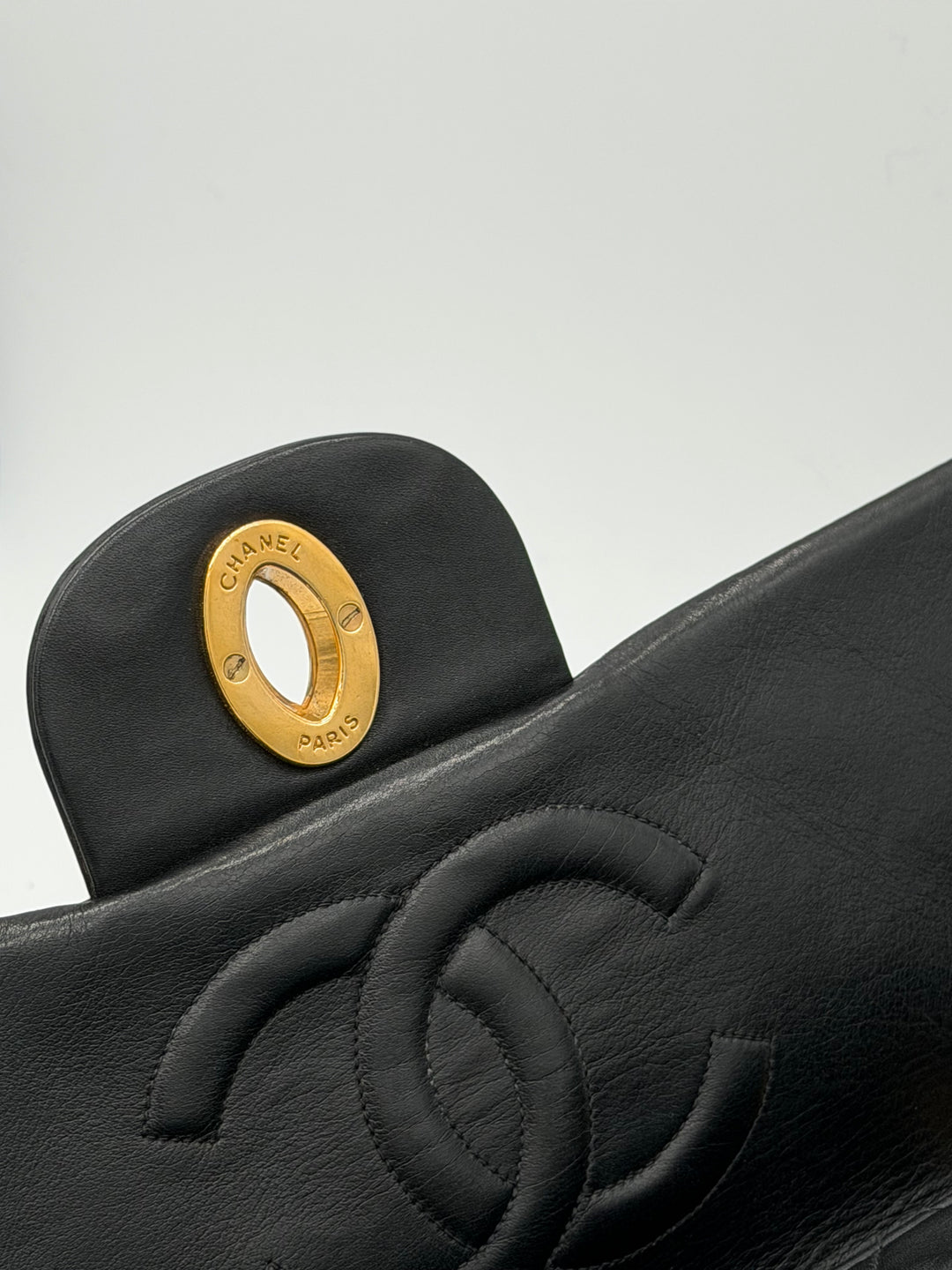 Chanel Maxi Jumbo Big Logo Vintage