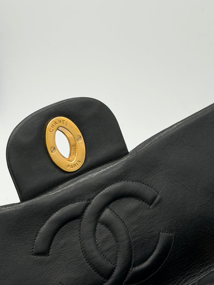 Chanel Maxi Jumbo Big Logo Vintage