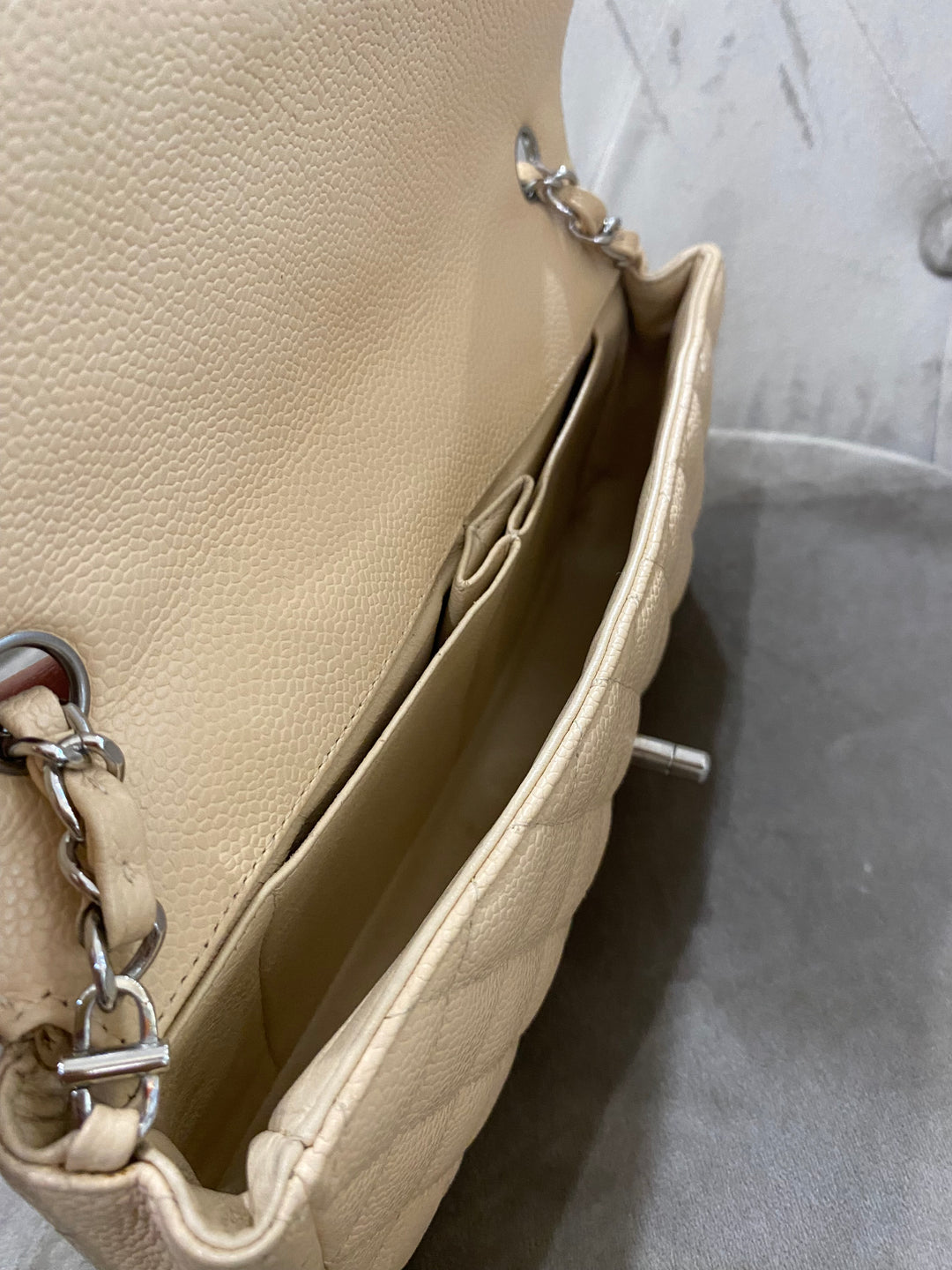 Chanel East West single flap