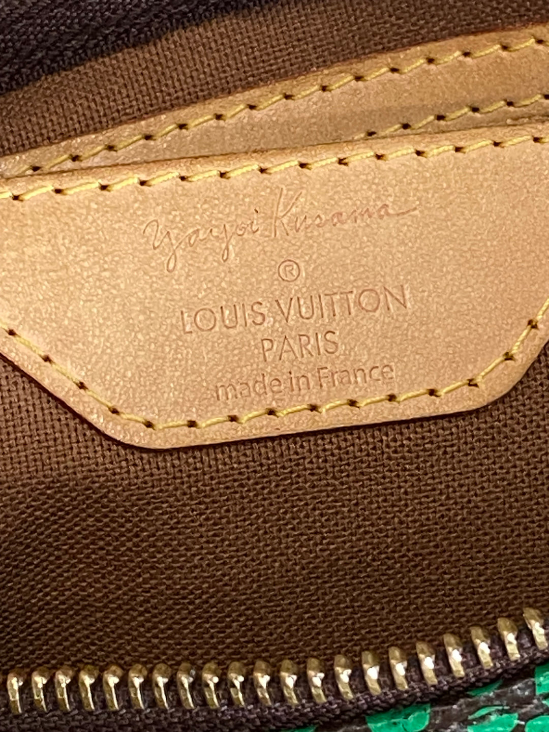 Louis Vuitton x Yayoi Kusama Green Infinity Dots Monogram Canvas Speedy 30