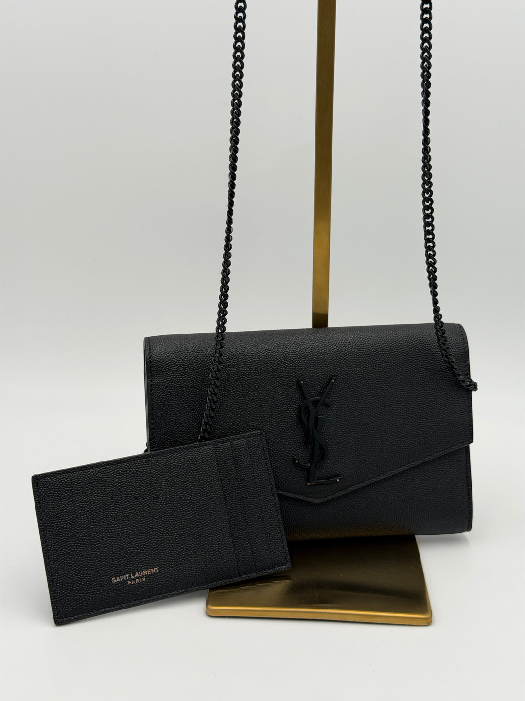 Saint Laurent Uptown Pochette con catena