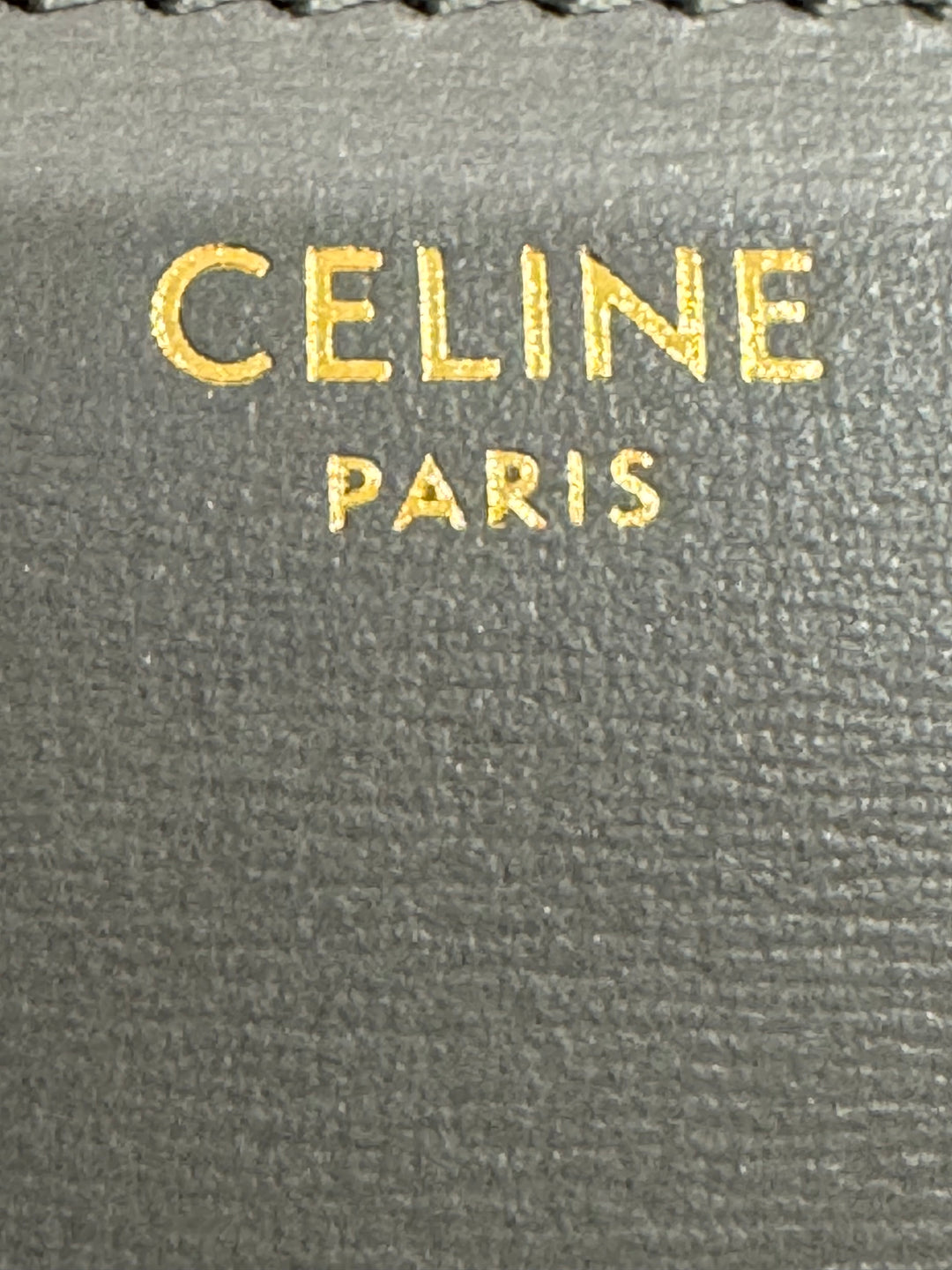 Borsa Celine Triomphe colore grigio antracite