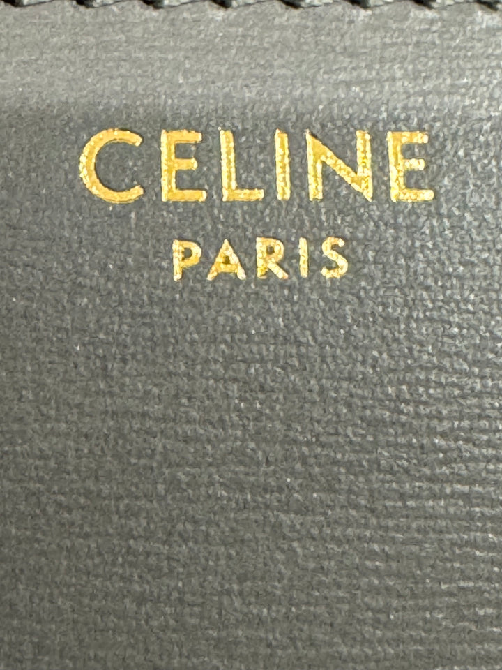 Borsa Celine Triomphe colore grigio antracite