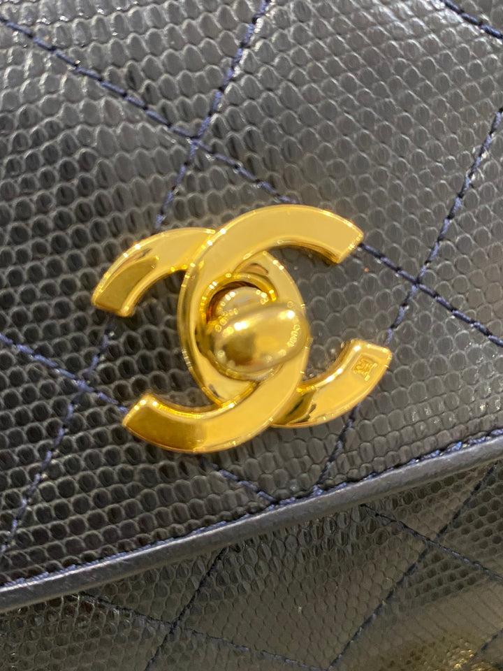 Chanel Vintage pelle dí lucertola