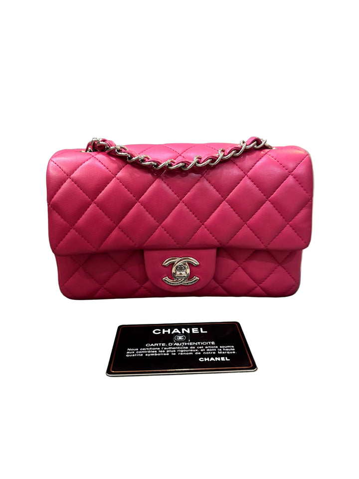 Chanel mini Rectangolare fucsia