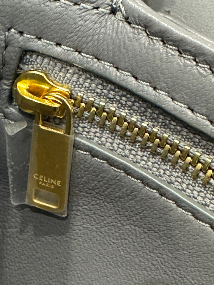 Borsa Celine Triomphe colore grigio antracite