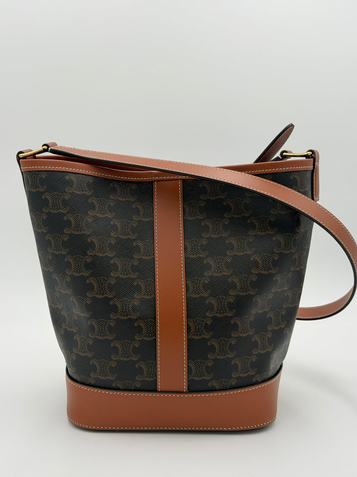 Celine Small Bucket Triomphe
