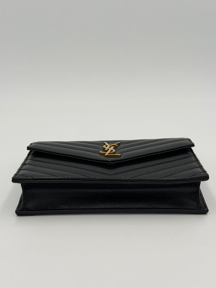 Saint Laurent Cassandre Chain Wallet (WOC)