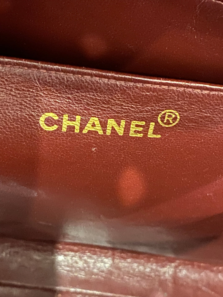 Chanel - Maxi Jumbo Big Logo Bag - Complete with Card and Dust Bag.