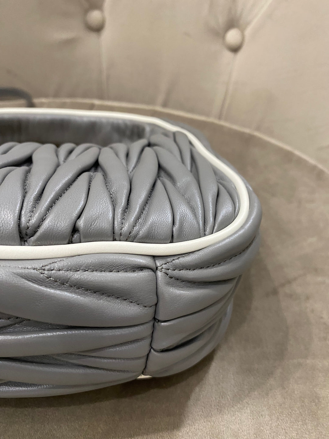 Miu Miu Borsa hobo Wander in nappa matelassé