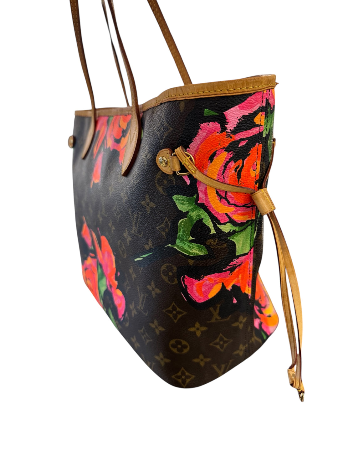 Louis Vuitton Neverfull MM Monogram Roses