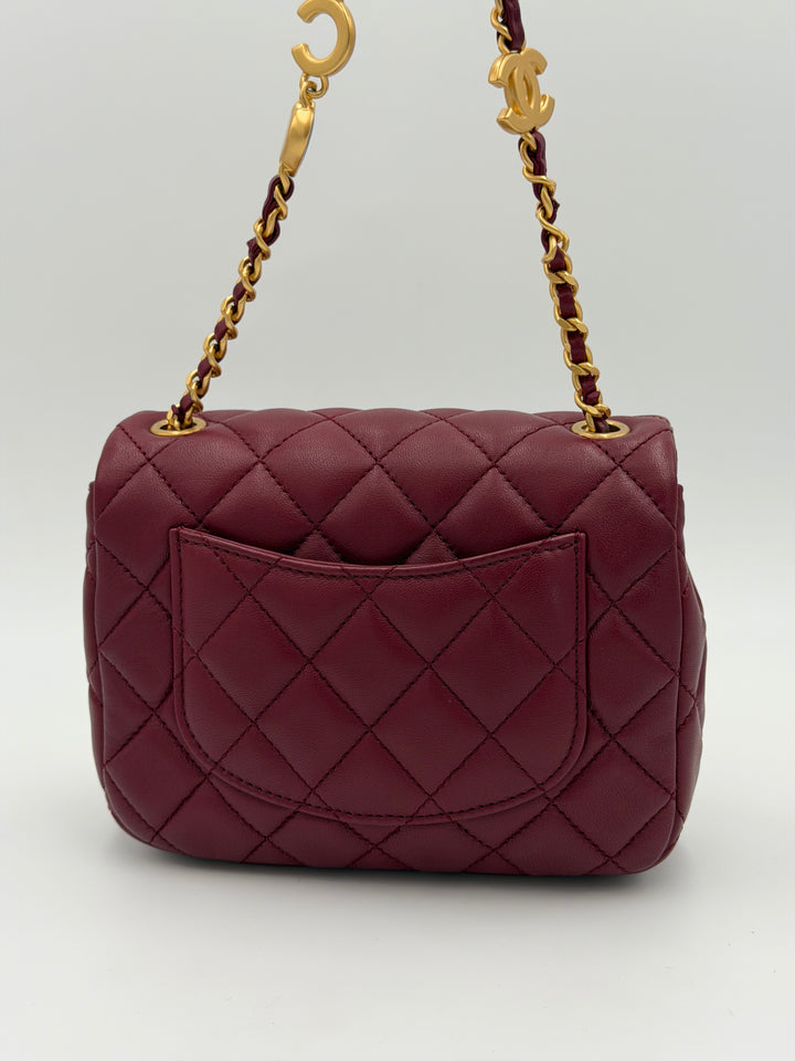 Chanel Mini Coco Hearts Square Flap