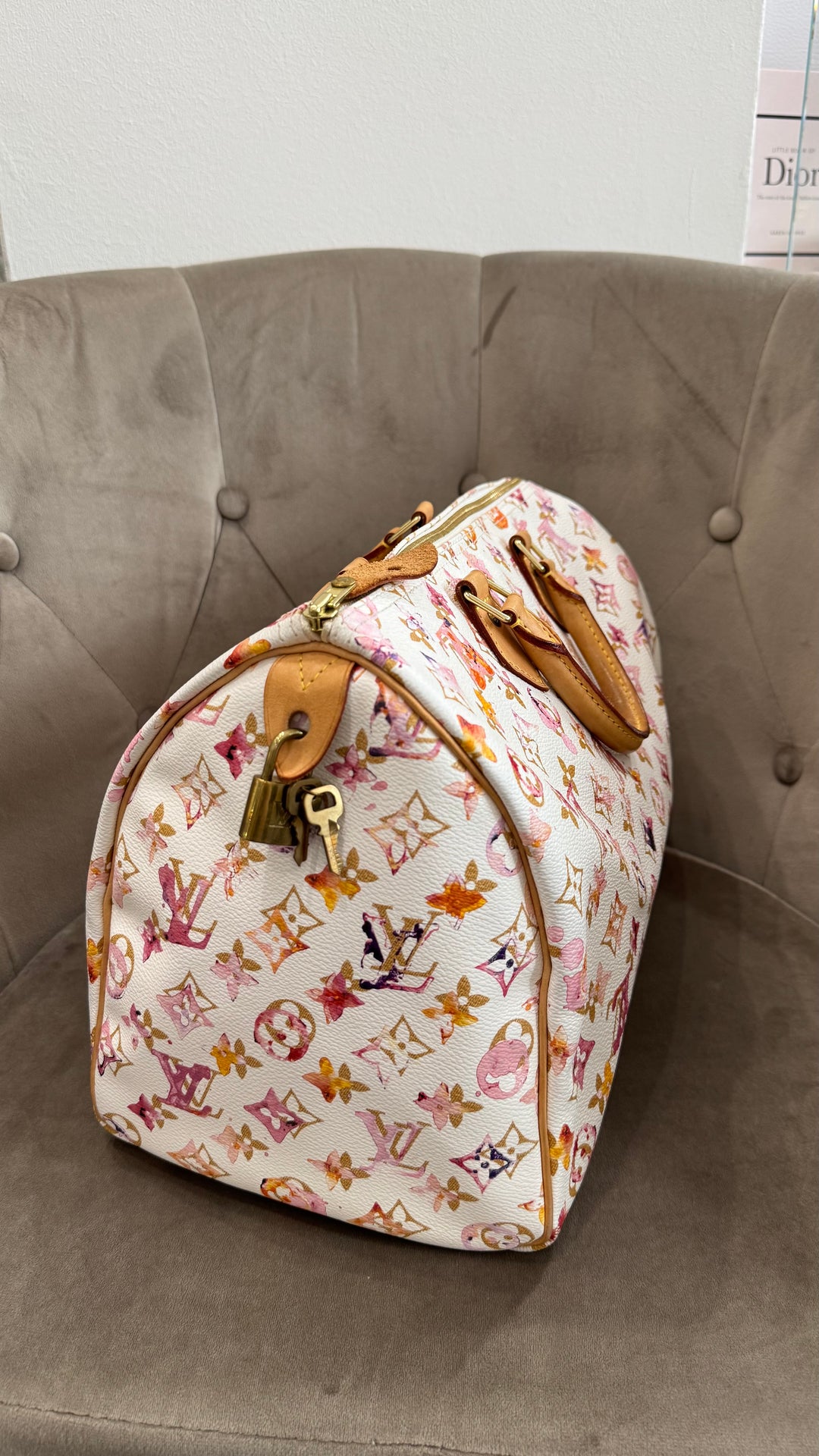 Louis Vuitton Speedy 35 Edizione Limitata Watercolor Monogram by Aquarelle