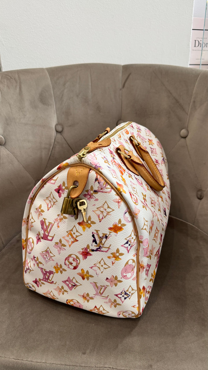 Louis Vuitton Speedy 35 Edizione Limitata Watercolor Monogram by Aquarelle