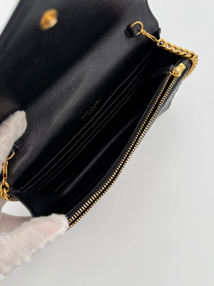 Saint Laurent Cassandre Chain Wallet (WOC)