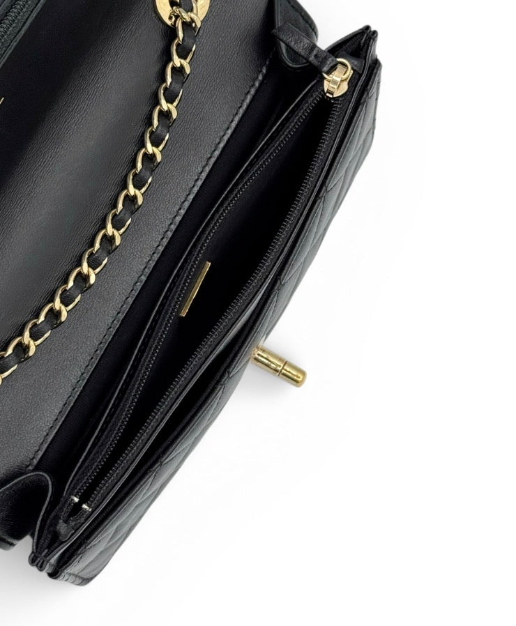 Chanel Trendy CC Wallet On Chain (WOC)