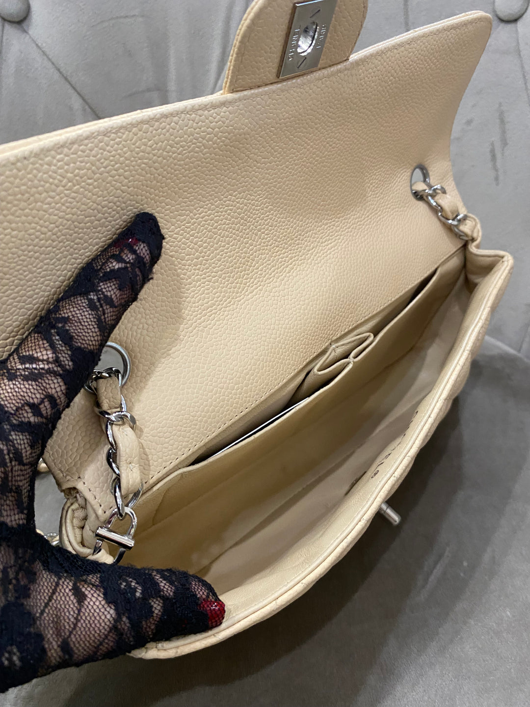 Chanel East West single flap