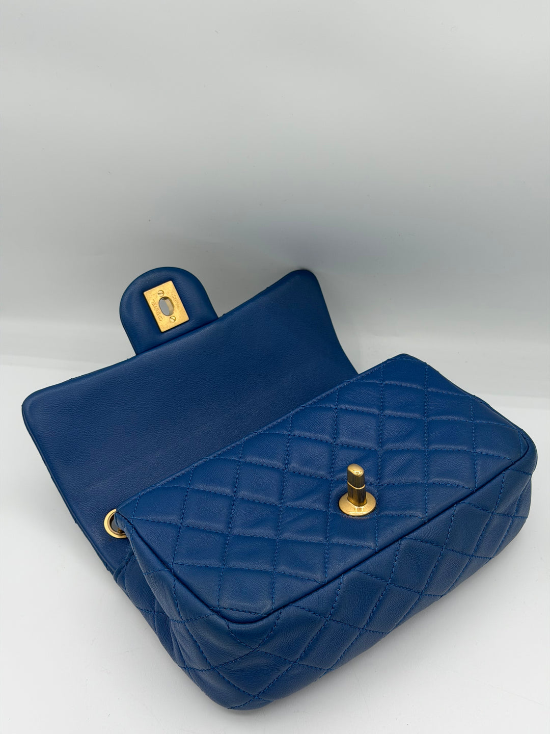 Chanel Mini Rectangular Classic Flap Pearl Crush