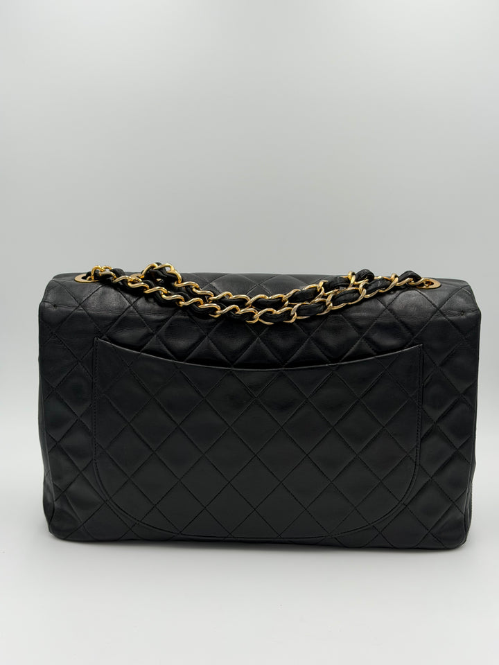 Chanel Maxi Jumbo Big Logo Vintage