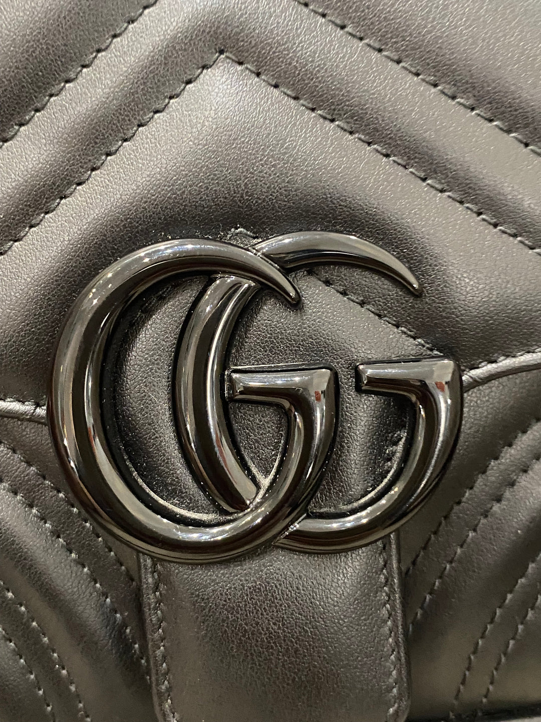 Borsa a spalla trapuntata GG Marmont
