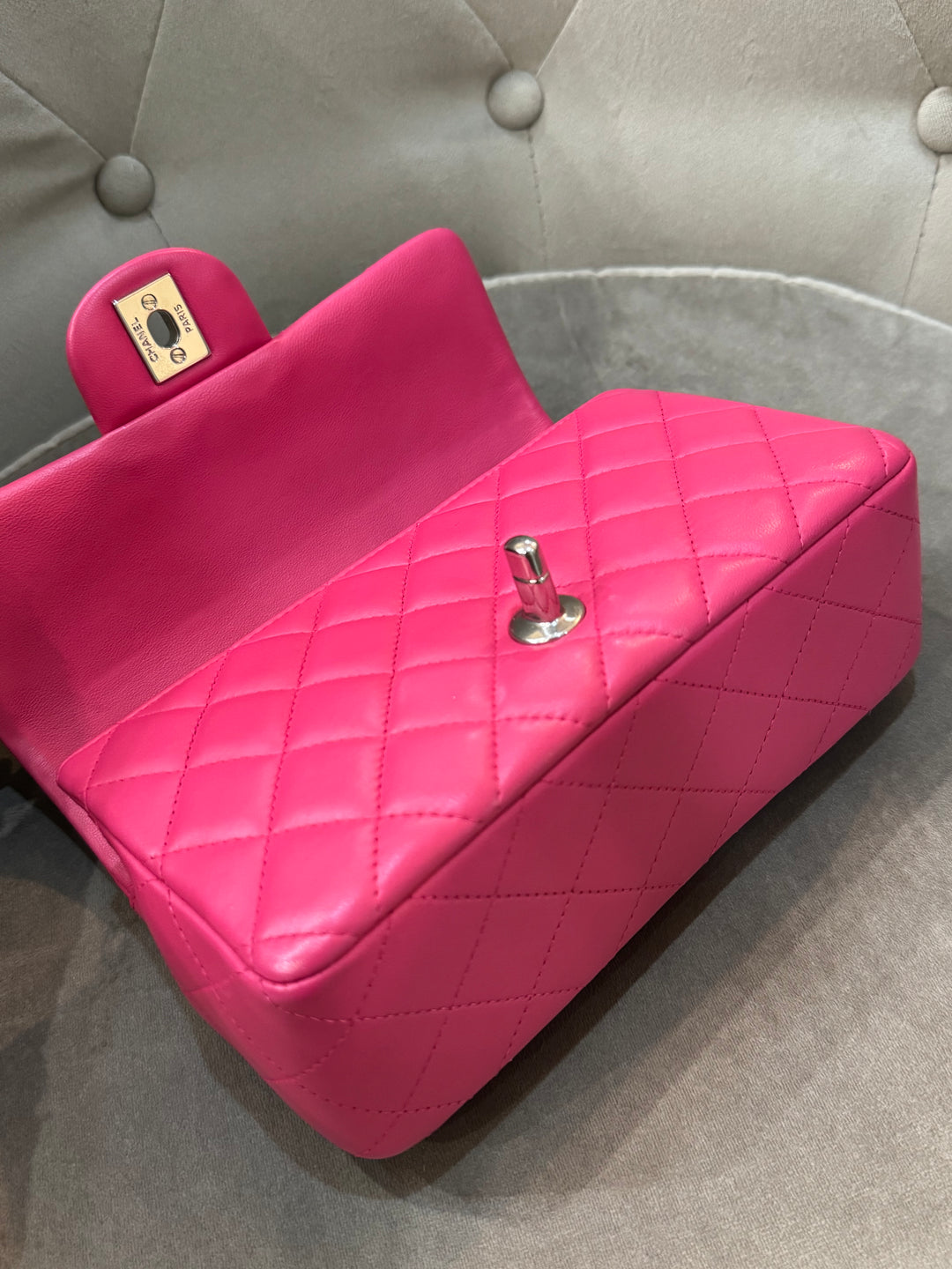Chanel mini Rectangolare fucsia