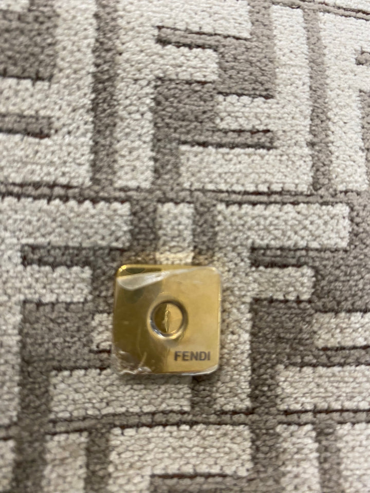 Borsa Baguette Fendi in Ciniglia jacquard