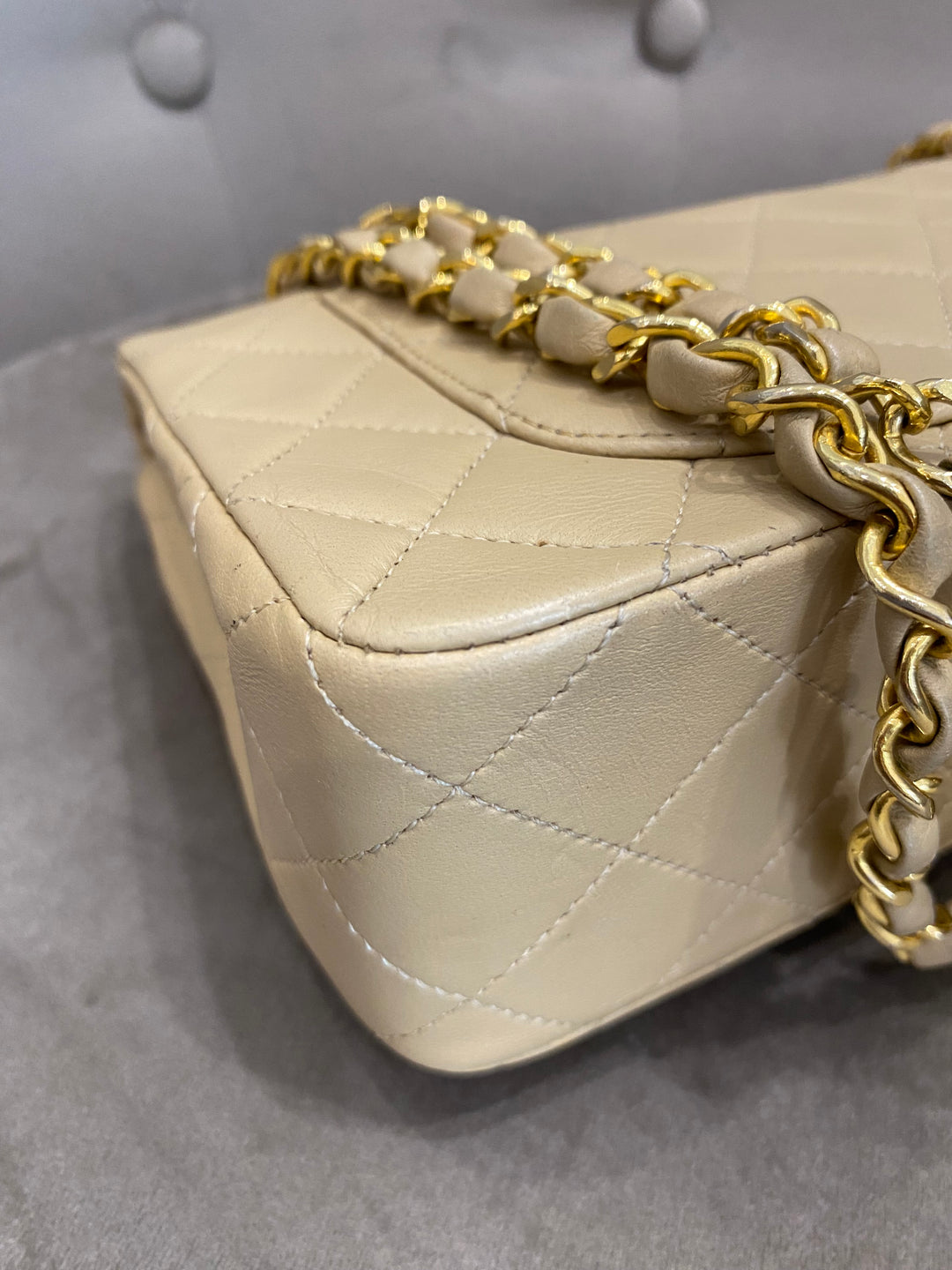 Chanel small beige vintage
