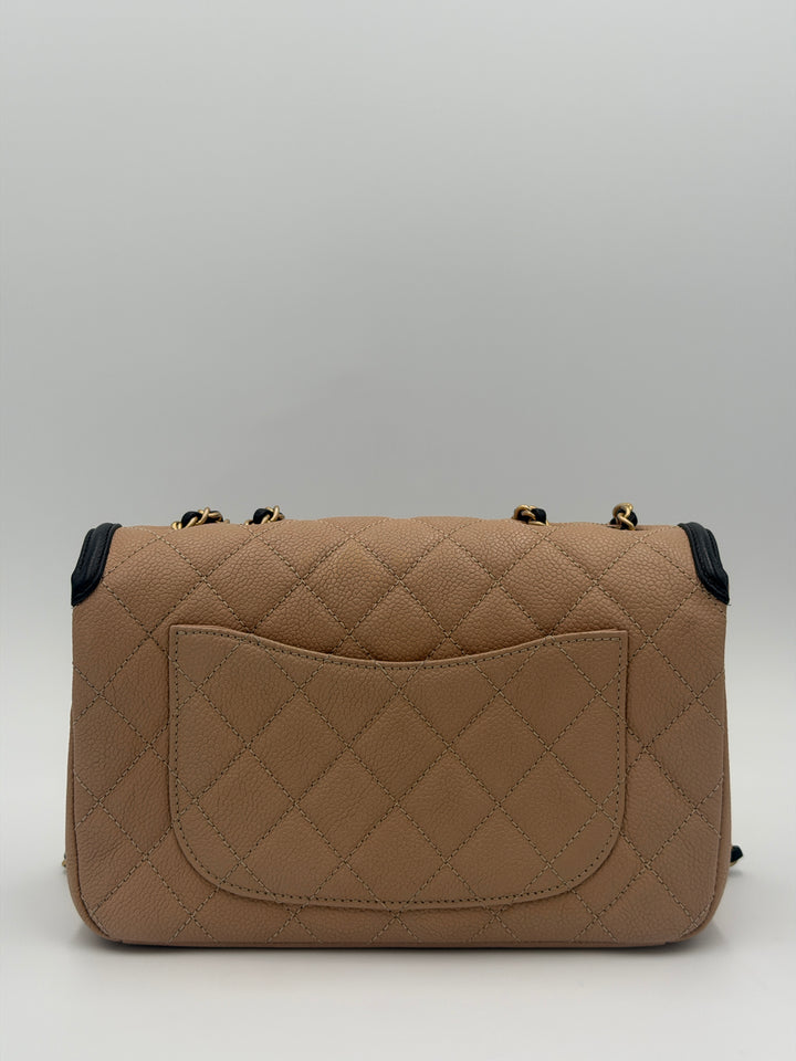 Chanel CC Filigree Flap Small