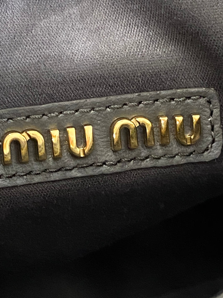 Miu Miu Borsa hobo Wander in nappa matelassé