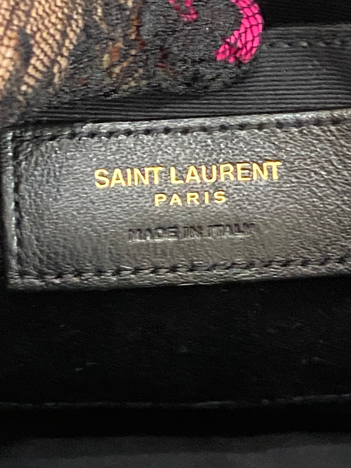 Saint Laurent camera bag Lou in pelle trapunta