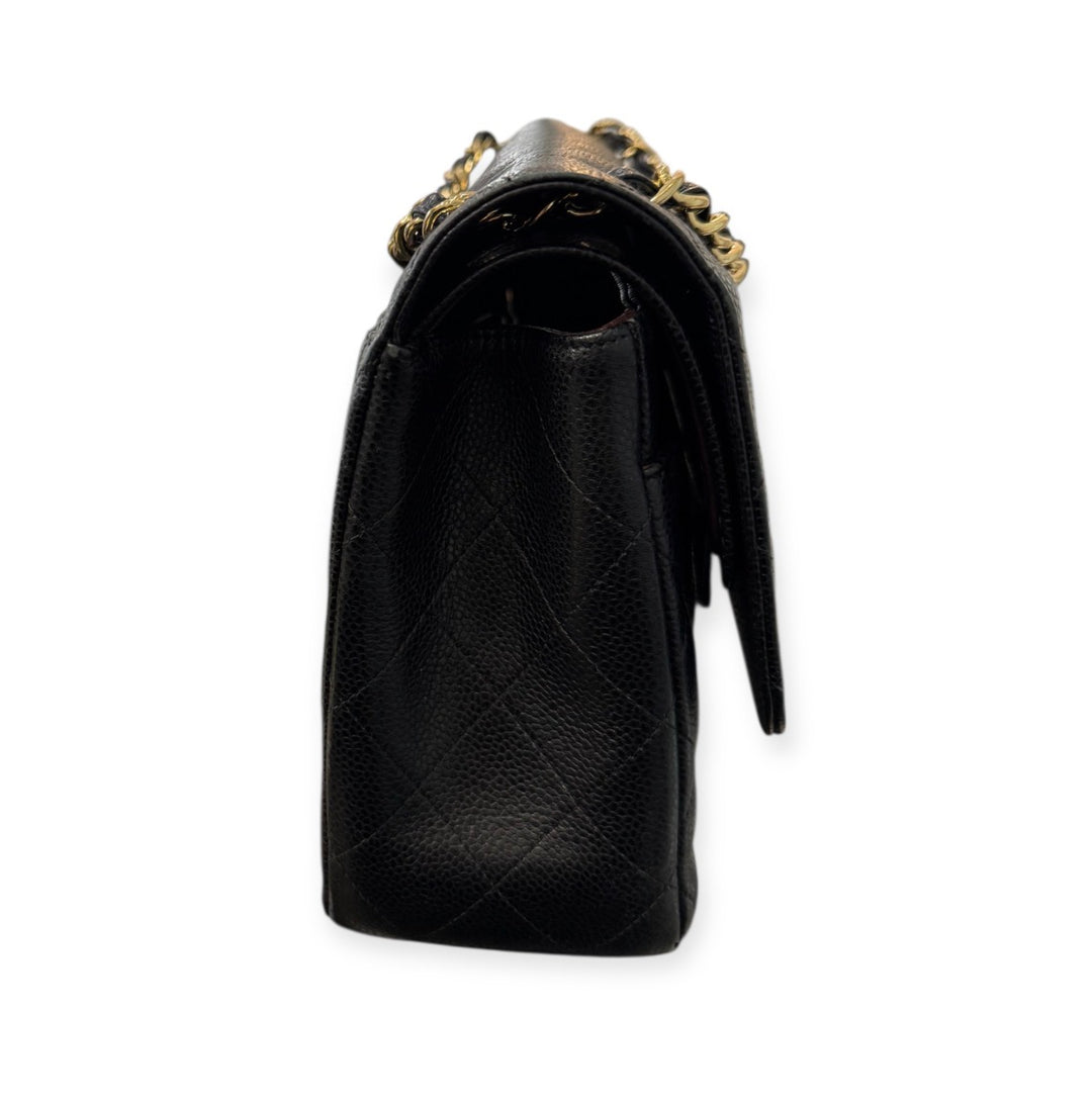 Chanel jumbo pelle caviar