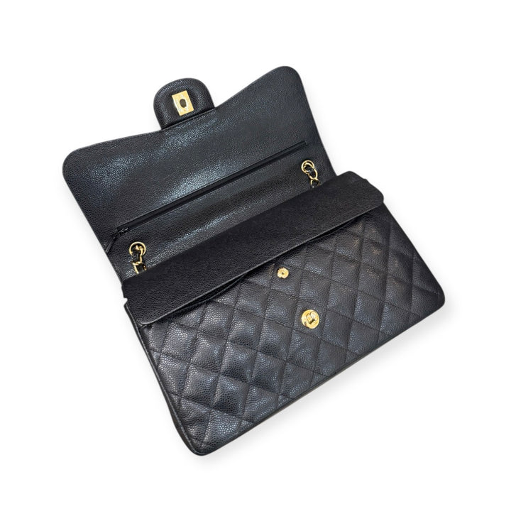Chanel jumbo pelle caviar
