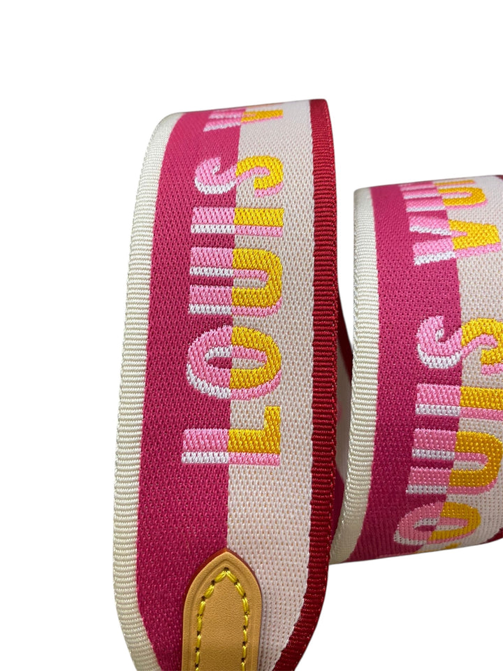 Louis Vuitton – Tracolla Sportiva Multicolor Rosa