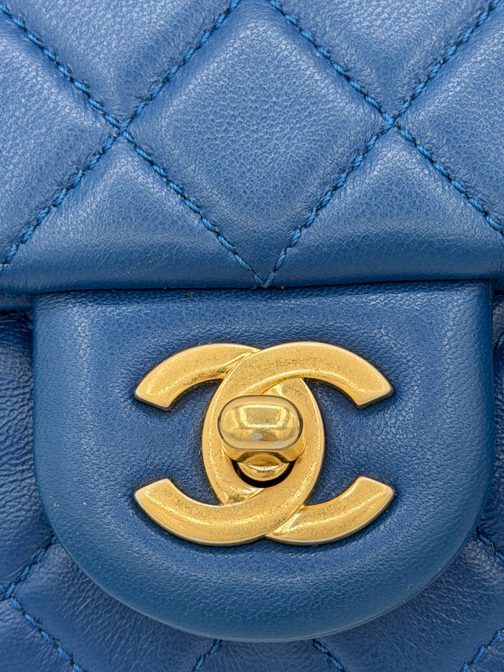 Chanel Mini Rectangular Classic Flap Pearl Crush