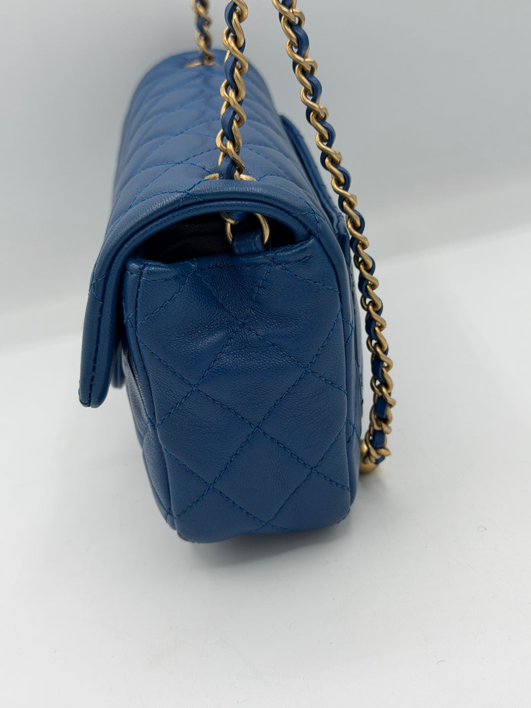 Chanel Mini Rectangular Classic Flap Pearl Crush