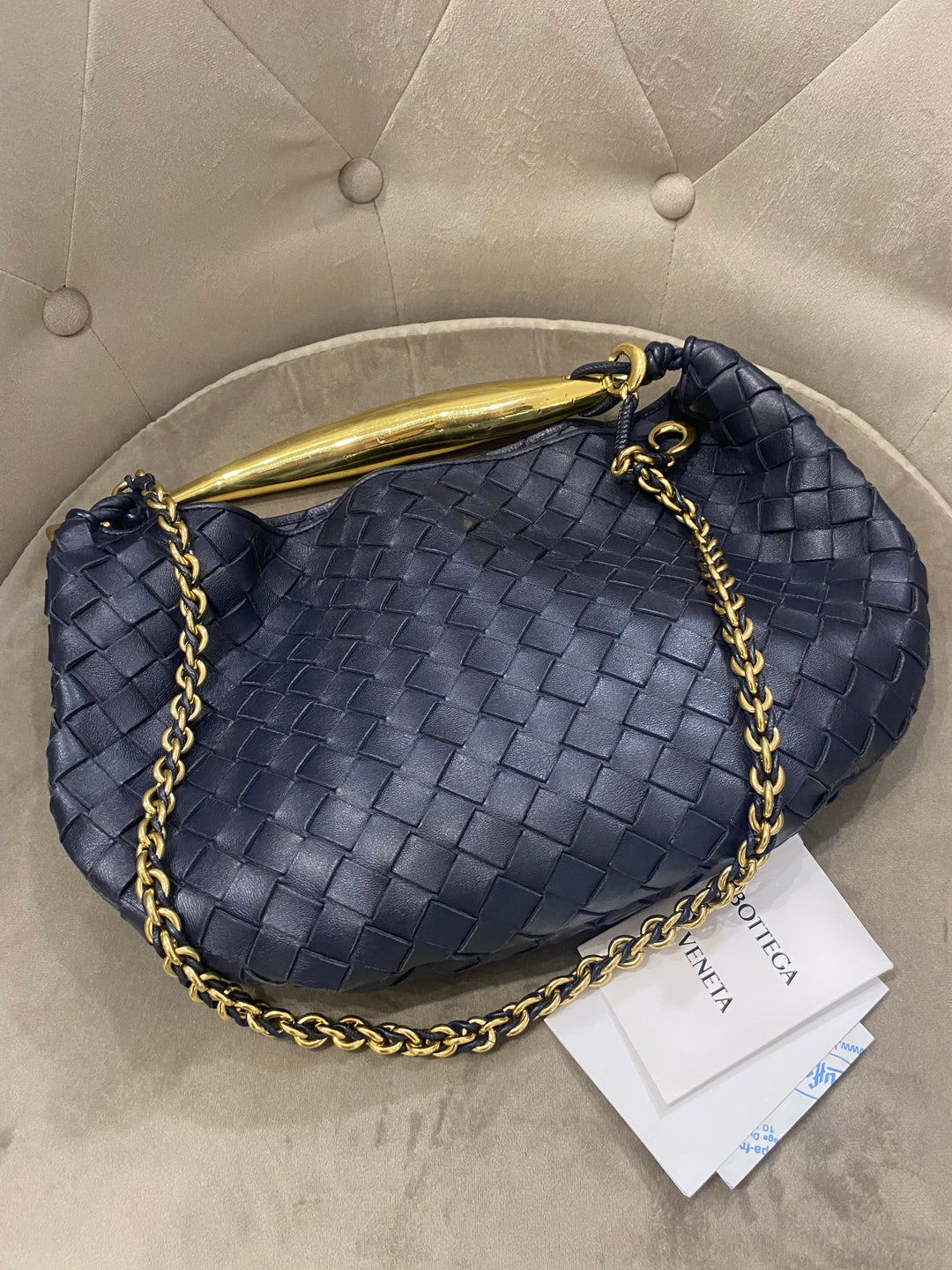 Bottega Veneta Sardine con catena