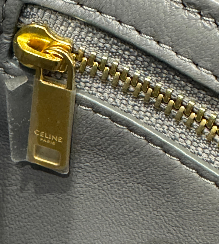 Borsa Celine Triomphe colore grigio antracite