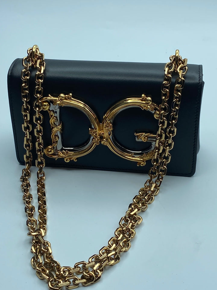 Dolce & Gabbana  Leather DG Girls Shoulder Bag