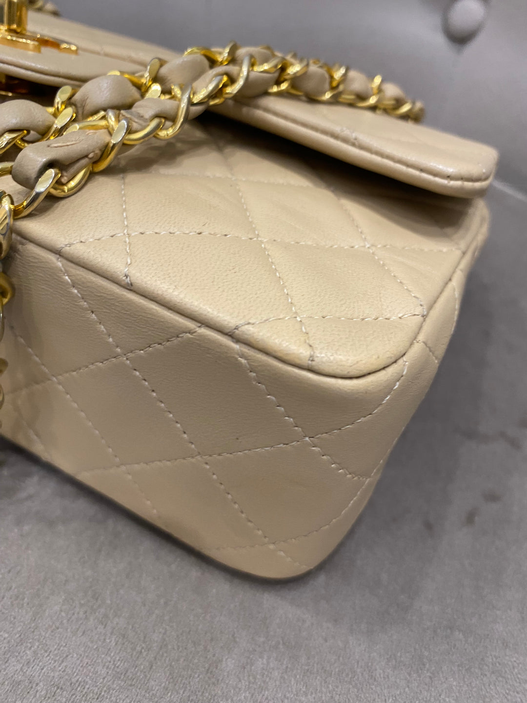Chanel small beige vintage