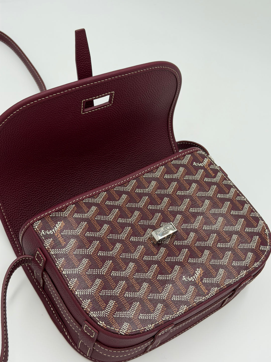 Goyard Belvedere in Tela Goyardine Bordeaux